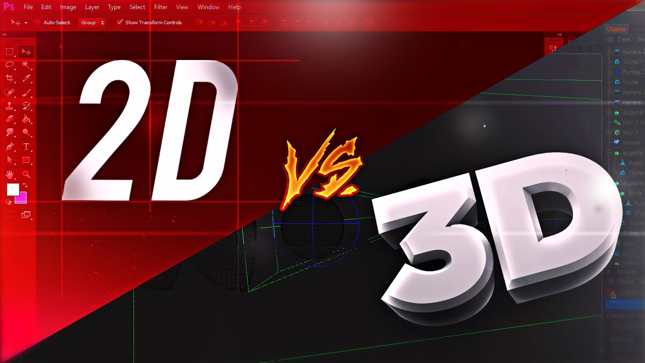 2D vs. 3D animation