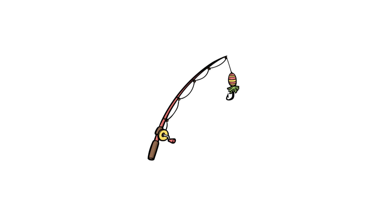 Fishing Rod Drawing
