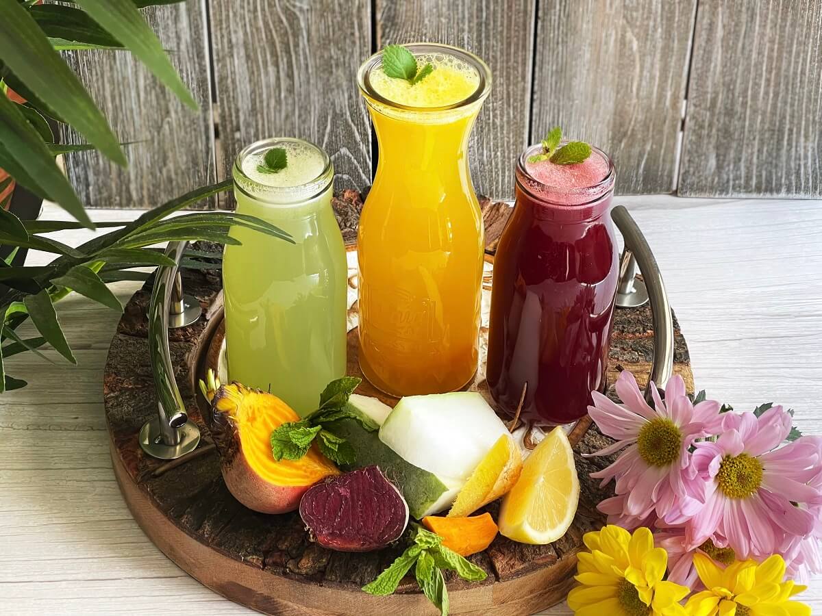 Juice from vegetables for health and vitality!