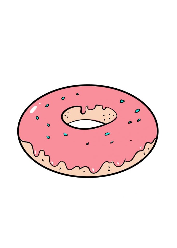 How To Draw A Donut